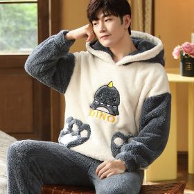 Cartoon Girl Pajamas And Home Service Suit (Option: Unicorn male-L)